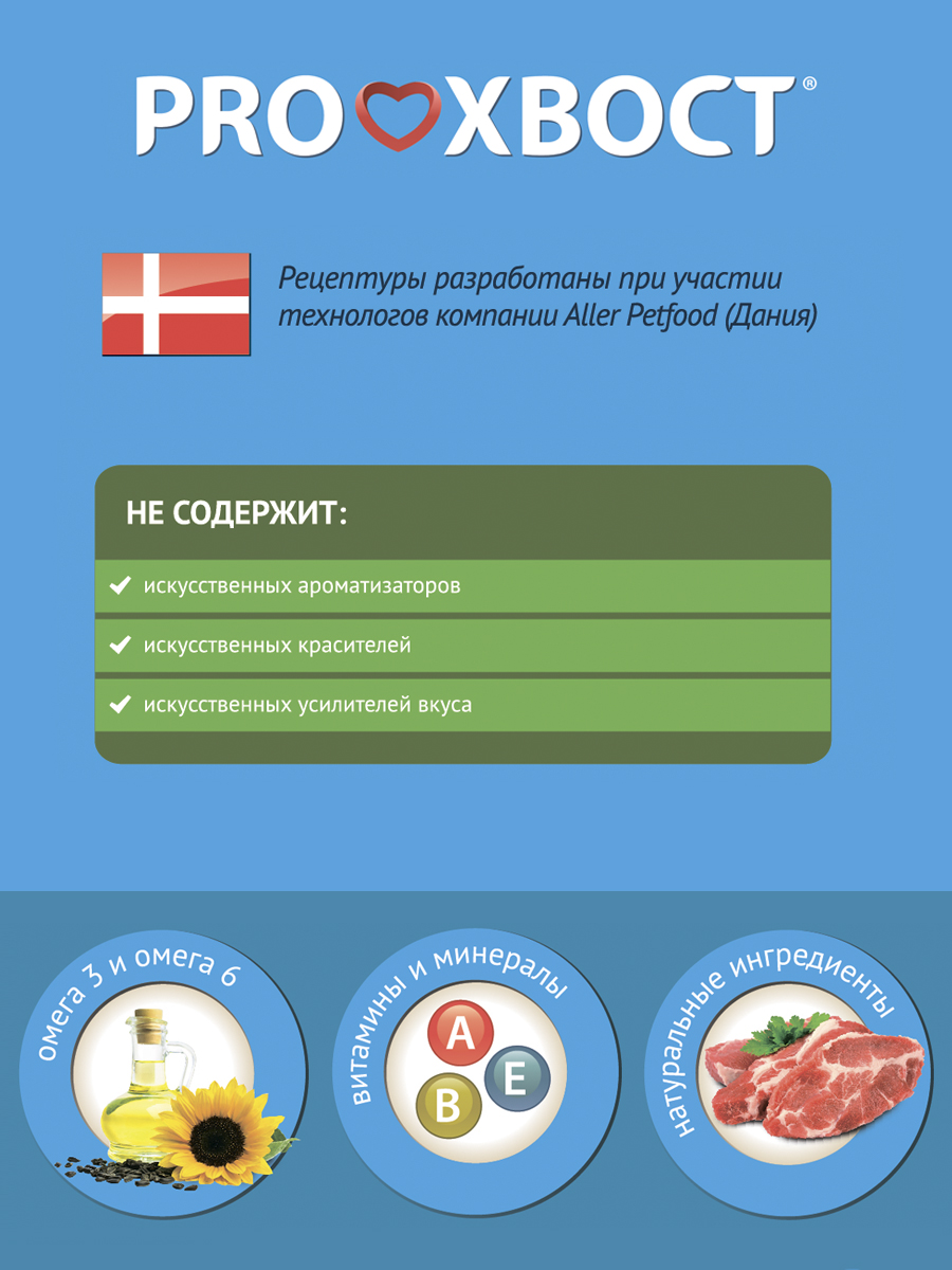Сухой корм для собак PROХВОСТ мясное ассорти 13кг - изображение 7
