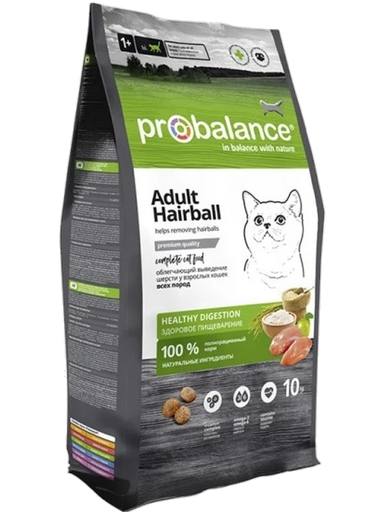 ProBalance Adult Hairball для кошек, пачка 10 кг